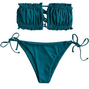 ZAFUL Women's Strapless Set👙 🌊 🏝